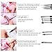 Anself Pro 10-Piece Nail Art Design Brush Set for Polish UV Gel Paint - Nylon Brush Heads, Nail Decoration Kit