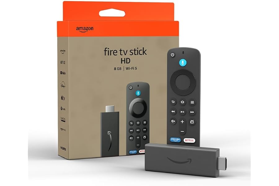Reacondicionado Certificado Amazon Fire TV Stick HD (Última generación), con TV en directo gratuita, mando por voz Alexa