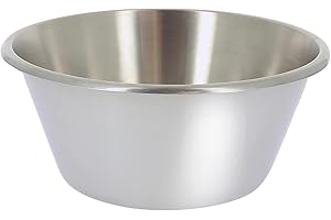 DE BUYER -3250.28 -bassine patissiere fond plat s/anses 28, Argenté