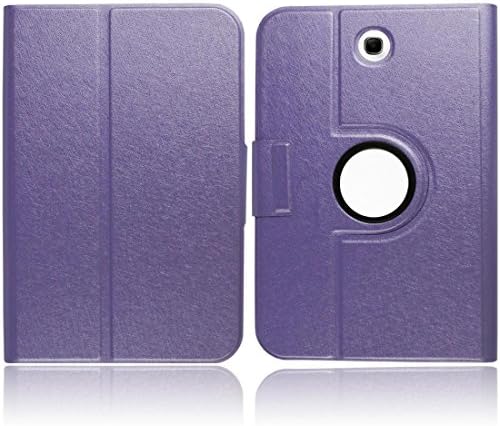 Purple Samsung Galaxy Note 8.0 Gt-N5100 N5110 Premium PU Leather Luxury Ultra Slim Smart Stand 360 Rotate Case Cover With Sleep / Wake Feature - Part of JJOnline Store Mobile Phone Accessories