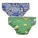 Vital Innovations Bambino Mio 2SWJXL-BS-GD Swim Nappy, Set of 2, Blue Shark and Green Dinosaur, X-Large
