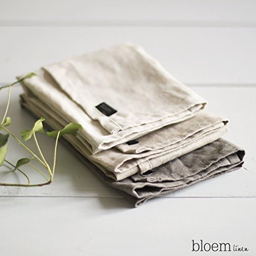 Set of three linen tea towels in your choice of color