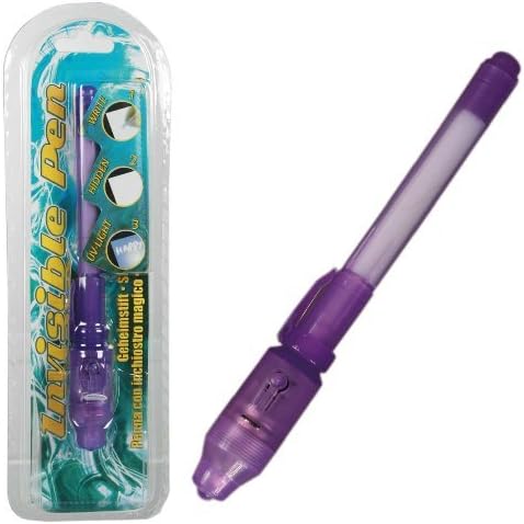 Girls Secret Message Pen with invisible ink &amp; UV-light -Fun Gift for Children