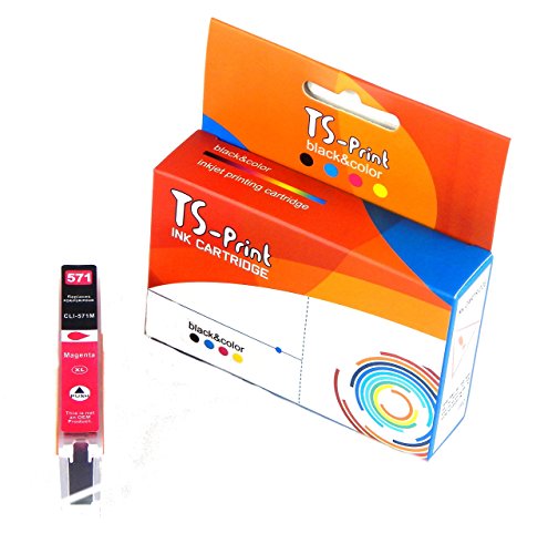 TS-Print Cartouche d'encre pour Canon CLI-571-XL 12ml Rouge Magenta