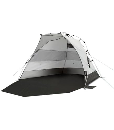 High Peak Cadiz 80 Strandtent, uv-bescherming 80, zonbescherming volgens 801 standaard, strandtent, windbescherming met 4 zandzakken, groot mesh-venster tegen hitteophoping, vrijstaand High Peak Cadiz 80 Strandtent, uv-bescherming 80, zonbescherming volgens 801 standaard, strandtent, windbescherming met 4 zandzakken, groot mesh-venster tegen hitteophoping, vrijstaand