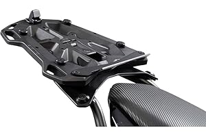 SW-MOTECH STREET-RACK - Piastra adattatore per Givi/Kappa monolock, colore: Nero