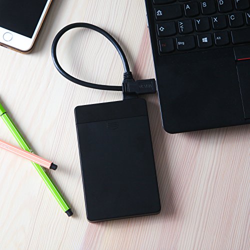 CSL – USB 3.0 Festplattengehäuse 2,5″ extern | UASP und SATA3 | für 9.5mm 7mm SATA I/II/III, SSD, HDD | USB 3.0 (5 GBit/s) inkl. UASP Mode (USB 3.0 Booster) | Werkzeuglose HDD Installation für PC / Mac / Notebook - 4