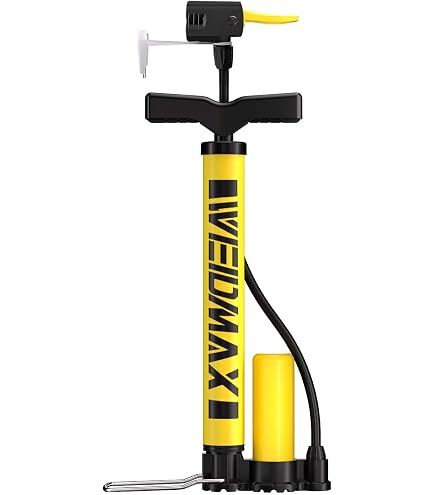 Mini Pompe à Vélo Électrique 130 PSI Avec Jauge – Charge Chartreuse, Compatible Presta/Schrader, Arrêt Auto