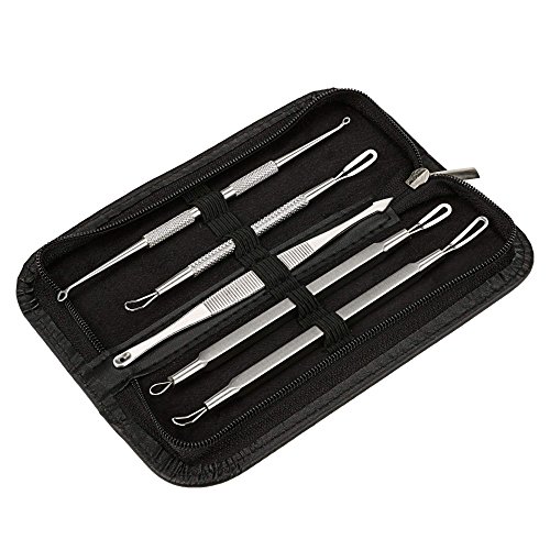 ACEVIVI Professional Blackheads Whiteheads Remover Extractor Facial Tool - Stainless