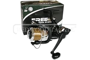 REDWOODTACKLE Oakwood Bait Runner/Free Spool Fishing Reel Single Handle + Spare spool