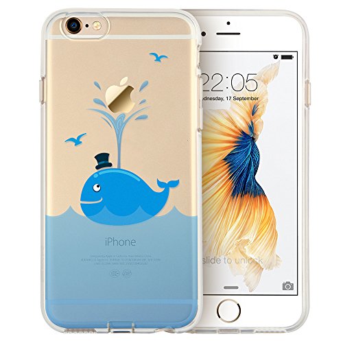 iPhone 6 6s Funda  ESR Suave Carcasa iPhone 6 6s Case Cover Silicona Funda para Apple iPhone 6   iPhone 6s - Ballena