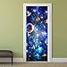 Produktbild XXXCH 3D Türaufkleber 80X200CM Galaxy Planet Türtapete selbstklebend TürPoster - Fototapete Türfolie Poster Tapete Meer Aufkleber DIY Selbstklebende Wandbild PVC Wasserdichte Tapete