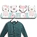 Produktbild Luvel - (G5) Kindergarderobe mit 4 Haken Maße ca.: 40 x 15 x 1 cm (Mehrfarbig) (Tierköpfe - rosa-mint)