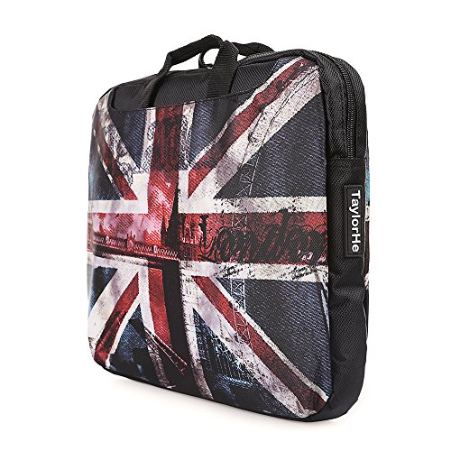TaylorHe 15   15 6 Zoll Notebooktasche  Schultertasche f  r Notebook mit Muster   Laptoptasche mit Griff und Seitentaschen Laptop Bag london  union ja