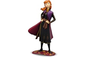 Bullyland 13512-Figure Walt Disney, Frozen 2, Anna, Circa 9 cm di Altezza, Figura Dipinta a Mano, Senza PVC, per Bambini per Il Gioco d'immaginazione, Colore Variegato, 13512