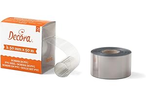 Decora 0160758 Bobina DE PVC para Alimentos 50 m X H 50 mm, 1 unidad