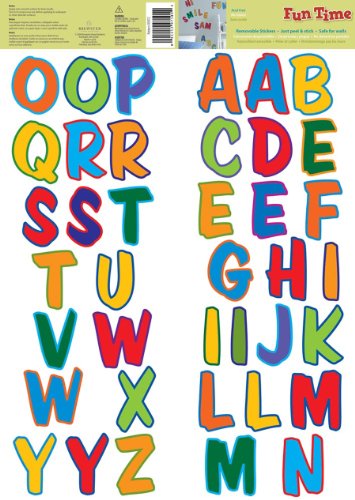 Alphabet Nursery- Peel and Stick - 39 Wall Stickers Decals