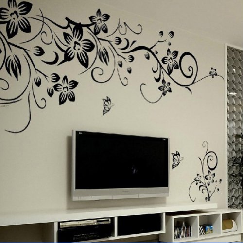 Blumen Wand Aufkleber Wand Mural Zuhause Decor Zimmer Decor Kids Wall sticker HG-0275