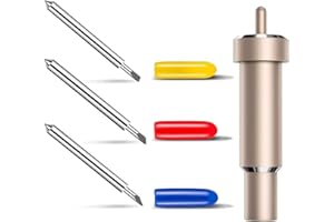 TXKRHWA Deep Cut Blade and Housing Replacement for Cricut Explore 3 / Air 2 / Air/One/Cricut Maker 3 / Maker(Golden)