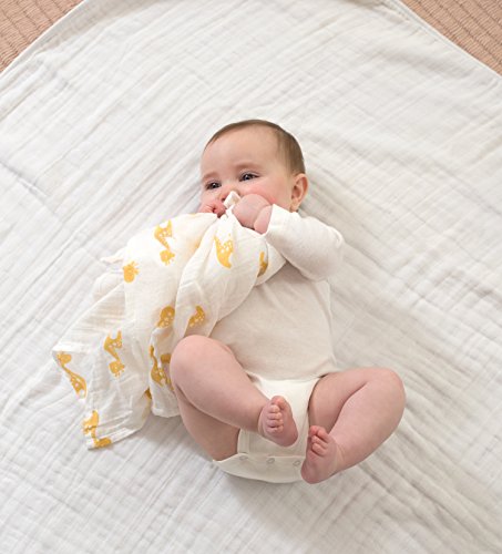 aden by aden + anais Musselin Quadrate (Safari Friends, 60 X 60 cm, 5 Stück) - 3