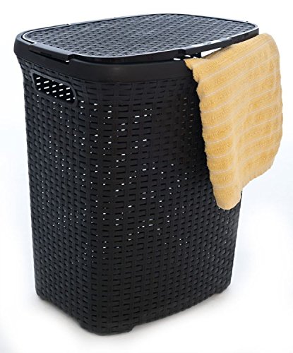 SCHÄFER Wäschekorb- Wäschebox - Wäschetruhe Rattan aus Kunststoff sales by JOLTA®