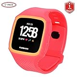 Fitbit Versa Armband,FunBand Verstellbares Ersatz weiches Silikon Sporty Wrist Strap Band Armbanduhr Uhrenarmband Schlaufe Armbänder für Fitbit Versa Smartwatch