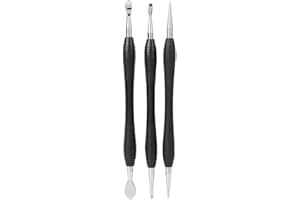 OUMEFAR Ensemble de sculpture sur cuir cuir artisanat modélisation cuillère sculpture stylet ensemble d'outils modélisation épissage gaufrage cuillère pour cuir artisanat bricolage