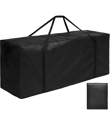 Flymer Cuscino Da Giardino, Borsa Portaoggetti Per Esterni