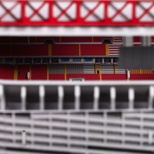 Nanostand San Siro Milan AC Puzzle - Red/Grey, Size One