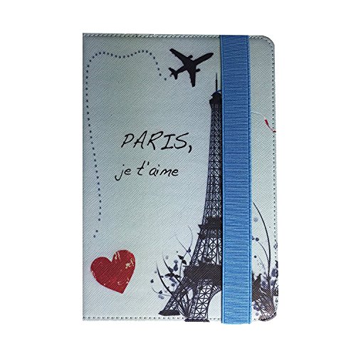 Tablet Tasche für Acer Iconia One 10 (B3-A32) Schutz Hülle Etui Case + Touch Pen – 10.1 Zoll Eifelturm Paris 360_ - 2