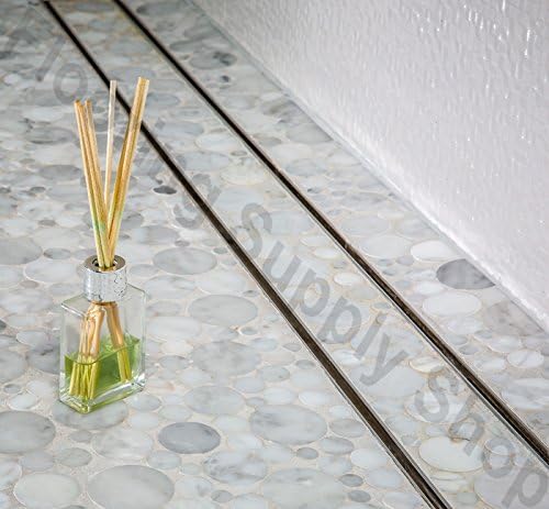 Royal Linear Shower Drain Stainless Steel Tile Insert By Serene Steam 47 by Royal Drains By Serene Steam