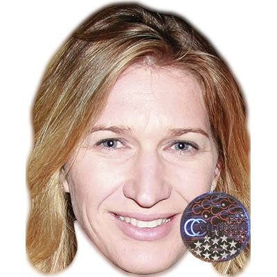 Preisvergleich Produktbild Celebrity Cutouts Steffi Graff Maske aus Karton