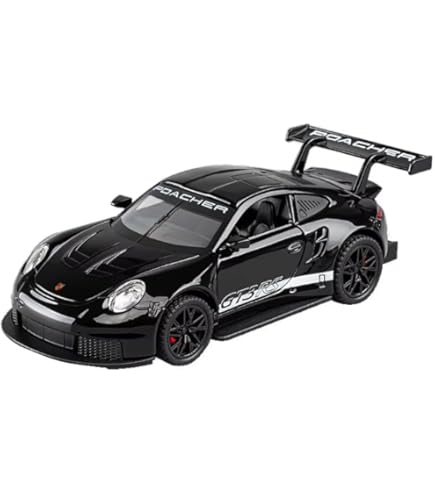 Kinsmart Porsche 911 Gt2 Triple Black Hard Top 1/36 Scale