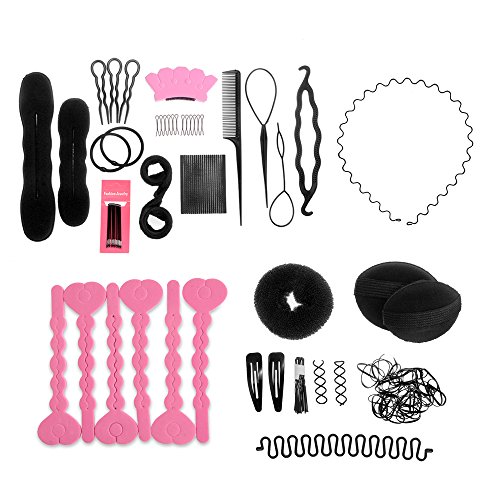FACILLA® Set Women Hair Updo Device Styling Tools Accessories DIY Kit Salon Home