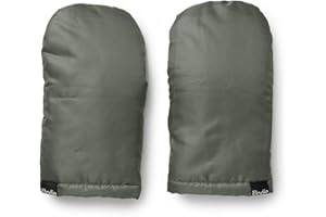 Elodie Details Manoplas para Silla de Paseo - Impermeable y Cortavientos, Talla universal - Rebel Green (verde)