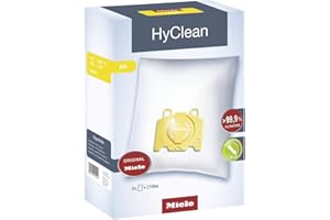 Miele 10123260 HyClean KK, bolsas para aspirador, con cierre hermético para retener eficazmente el polvo en su interior