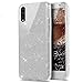 Produktbild Karomenic 360 Grad Silikon Hülle kompatibel mit Samsung Galaxy A50 Bling Glänzend Glitzer Fullbody Case Komplettschutz Handyhülle Vorne & Hinten Rundum Schutzhülle Bumper Case Etui,Silber