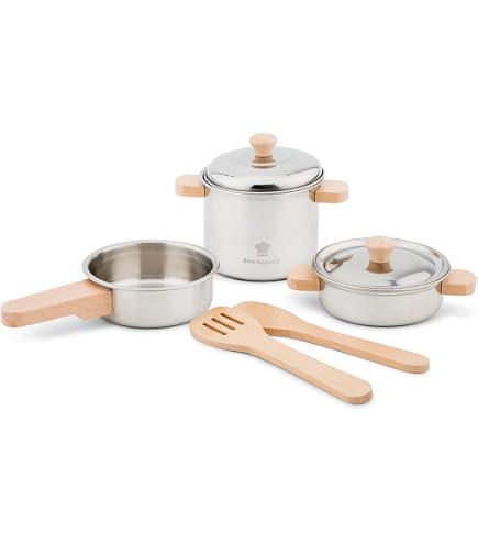 LTFIOON Service à Thé Enfant 13 Pièces Bois & Silicone - Tea Party Jeu Rôle Pour Enfants Dès 3 Ans Jeu Rôle Thé Enfants