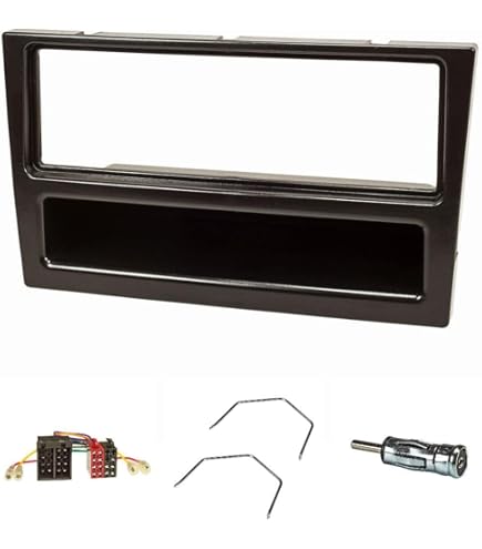 Tomzz Audio Radioblende Käfig Passt Für Opel Astra H Astra TwinTop Satin Stone Autoradio S054s0c7