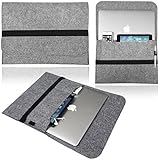 NXET® Laptop Sleeve for 15-Inch to 15.6-Inch NoteBook MacBook Pro/Pro Retina Display/Acer/Lenovo with iPhone/iPad Mini Case Cover (15 Inch, Light Grey)