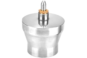 HYUDUO 450ml Alcohol Lamp Stainless Steel Thickened Alcohol Burner with Screw and Wick Chemistry Science Experiment