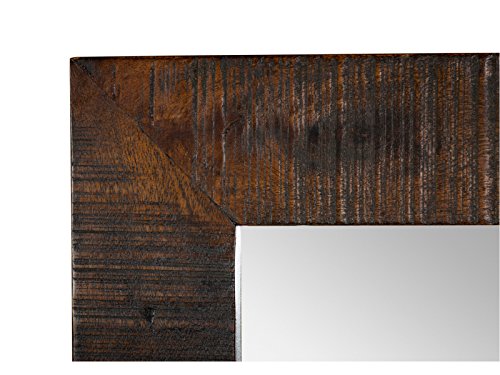 Woodkings® Wandspiegel Woodend, 45x150cm, Holzrahmen, Flurmöbel, Ganzkörperspiegel, vertikal oder horizontal zu hängen - 2