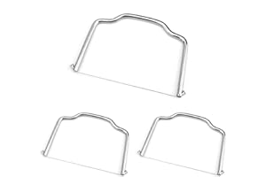 BCBF 3 PCS taglierina Formaggio affettatrice Coltello Formaggio Coltello da Formaggio Morbido Taglia Formaggio Lira Formaggio in Acciaio Inossidabile Coltello da Formaggio Perfetto（108mm）