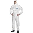 Dupont TYV-EASYSW_XXL Safety Tyvek Overall, Dupont, White, XXL Size