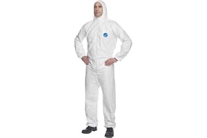 DuPont Tyvek 200 EasySafe | Kemikalieskyddskläder med huva, kategori III, typ 5 och 6