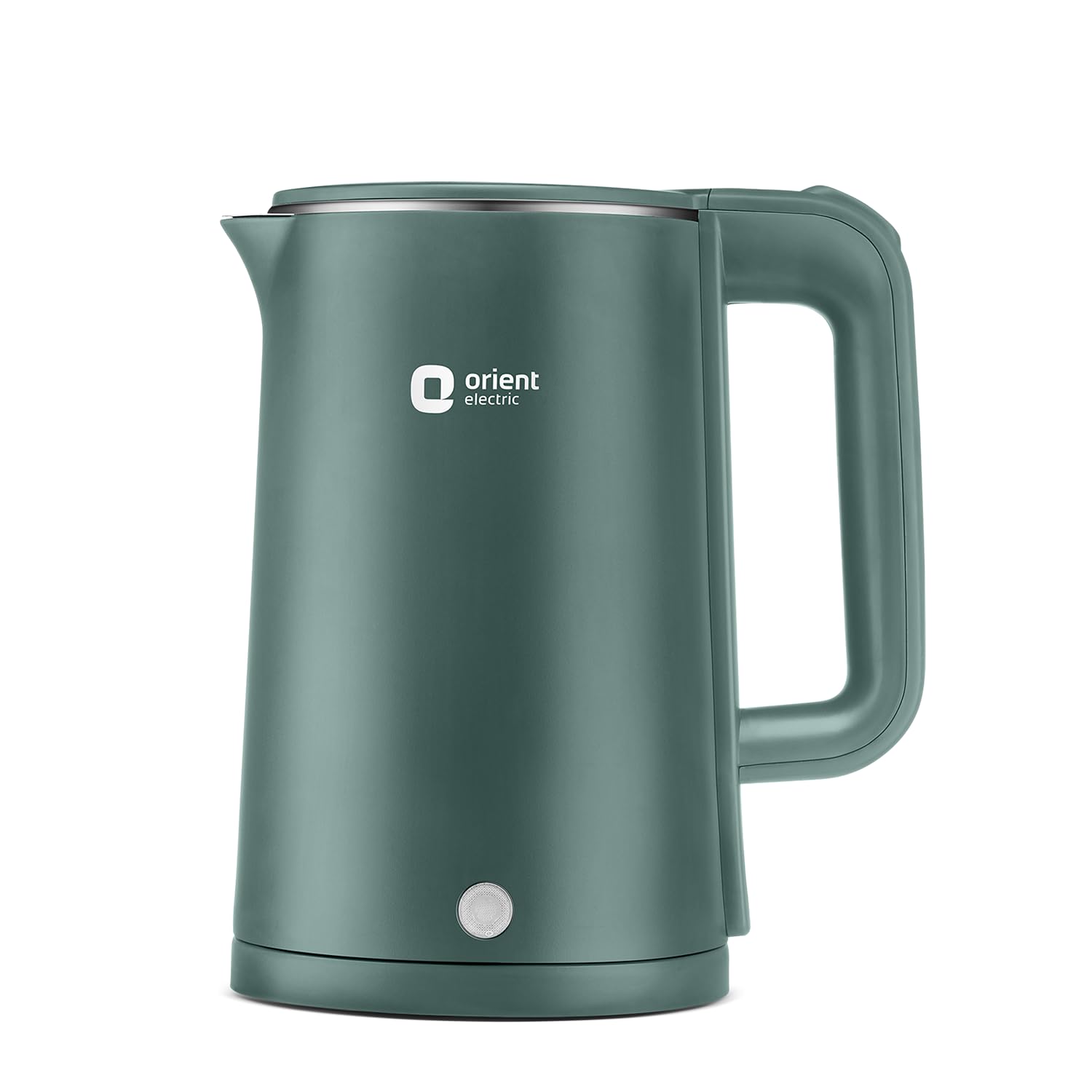 Orient Electric Powerhot 1.5 L Electric Kettle | Cool Touch Body | Faster Heating | Auto Cut Off Mechanism | 360° Rotating Base | Green