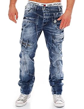 Cipo & Baxx Herren Jeans CD119 Straight-Cut