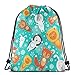 Produktbild beautiful& Friendshipu0026Christmas_10875 3D Print Drawstring Backpack Rucksack Shoulder Bags Gym Bag for Adult 16.9"x14"