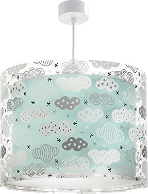 Dalber 41412h Nuages Suspension Turquoise colorées, plastique, vert, 33 x 33 x 25 cm
