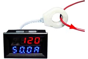 Moniteur de batterie AILI 5-120V 200A Tension Courant Capacité État de charge avec capteur